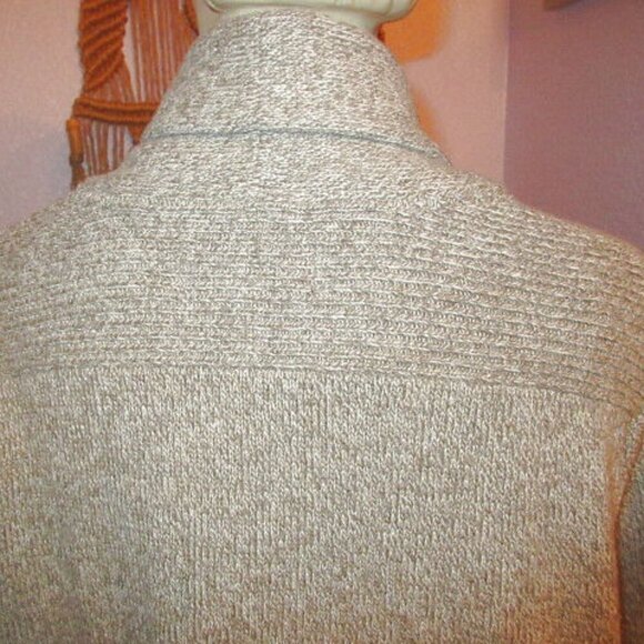 Eddie Bauer Men's Cardigan Sweater Size XL Shawl Collar Wool Bl Pockets Button - Picture 8 of 10